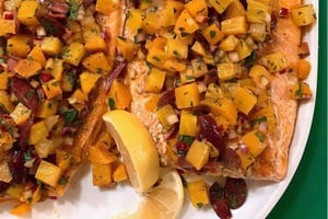 salmon-dish